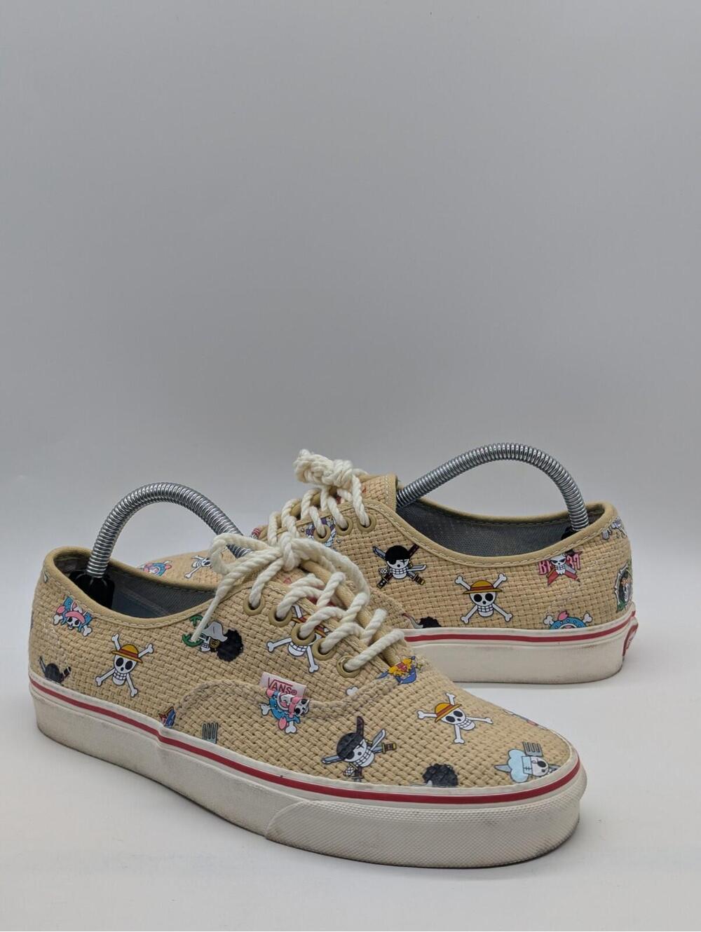 Vans X One Piece Authentic Straw Hat Nami Anime Mens Size 8 / Women's 9.5 Shoes